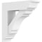 Ekena Millwork Standard Olympic Architectural Grade PVC Bracket with Traditional Ends, 3"W x 12"D x 12"H BKTP03X12X12OLY01 - alternate 1